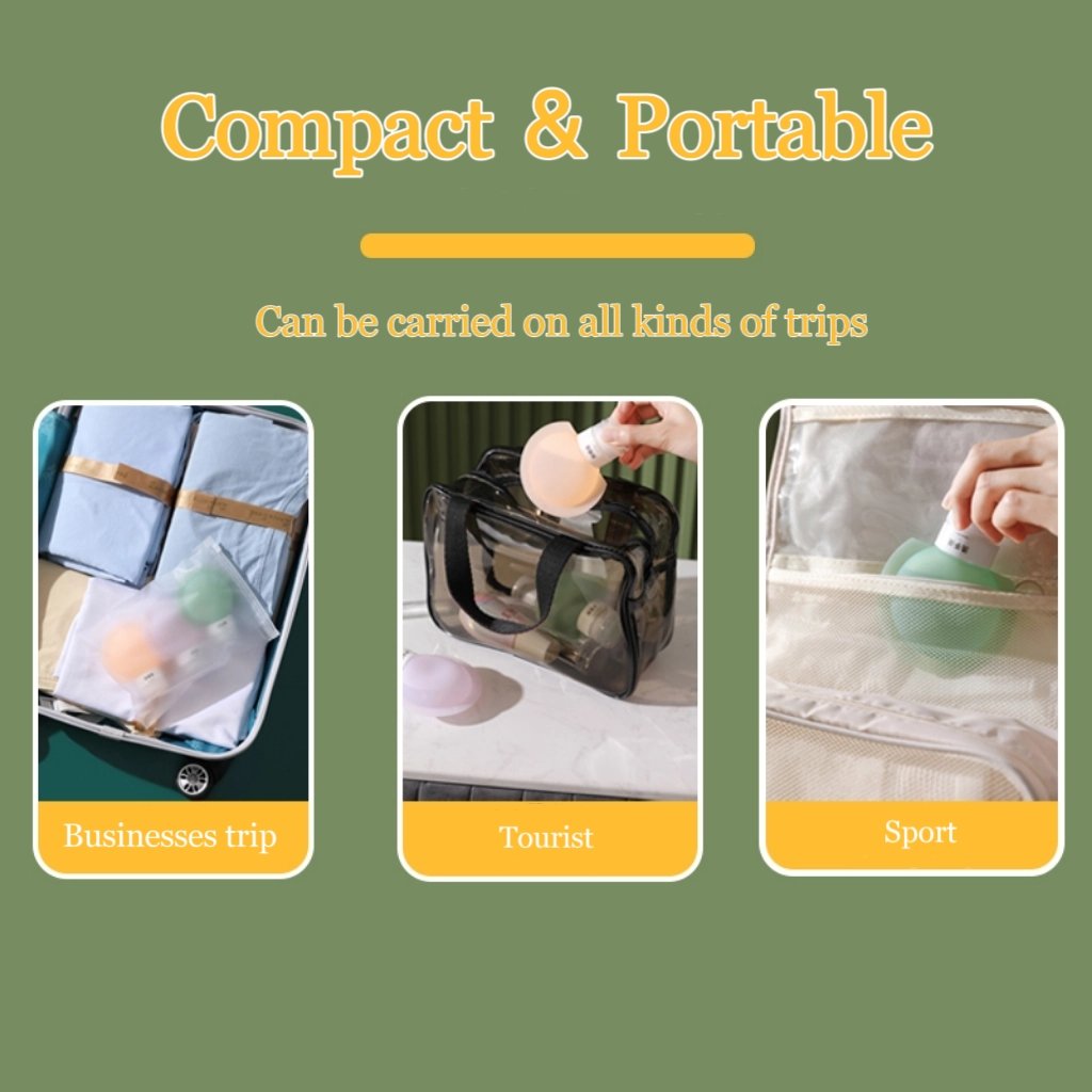 3 PCS TRAVEL BOTTLES FOR TOILETRIES