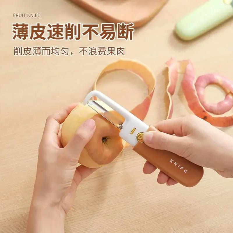 Portable Small 2-in-1 Fruit Knife & Peeler Set